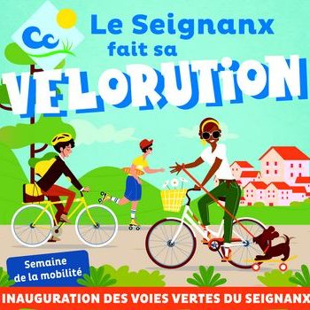 Inauguration pistes cyclables Seignanx